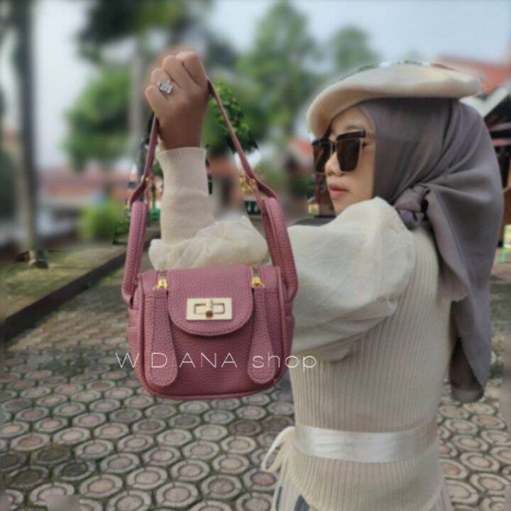 Tas Wanita selempang Rifaya kulit jeruk sintetis | Lazada Indonesia