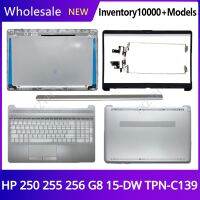 New Original For HP 250 255 256 G8 15-DW TPN-C139 Laptop LCD back cover Front Bezel Hinges Palmrest Bottom Case A B C D Shell