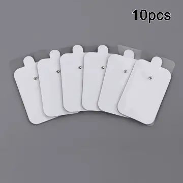 10Pcs 5*5cm Adhesive Gel Tens Electrode Pads Sticker For Electric