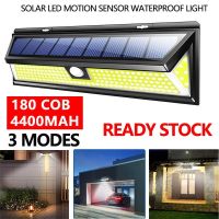 ♠ 180/118/90 LED Solar Motion Sensor Light Outdoor Waterproof Lamp Wireless Wall Lighting for Garden Pathway Yard Garage