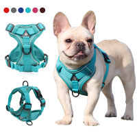 Dog Adjustable Dog Harness No Tension Reflective Cat Harness Leash Suit Breathable Puppy Harness Running Rope Accessorie