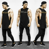 （Ready Stock)? Vest For Fitness For Men New Sports Top I-Shaped Muscle Running Training Wait Lifting Plus Size Sleeveless T-Shirt For Men ZV