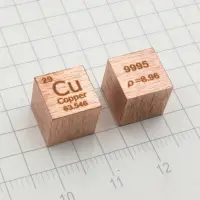 【Worth-Buy】 1ชิ้น99.95% Pure Cu Cube ความบริสุทธิ์สูง8.9G Cu โลหะแกะสลักธาตุตารางหัตถกรรมที่ยอดเยี่ยมตกแต่ง10*10*10มม.