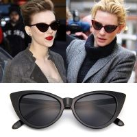 【LZ】✒❏✆  Retro Sexy Cat Eye Style Sunglasses Woman Classic Black White Ladies Sun Glasses Cateye Frame Gradient Oculos De Sol Feminino