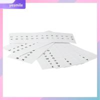 YESMILE A-Z แท็บเหนียว ตัวอักษรตัวอักษรตัวอักษร สีขาวขาว เครื่องหมายหน้ากระดาษ แผ่น8แผ่น 208ชิ้นค่ะ แท็บหนังสือ พจนานุกรมแบบสอด