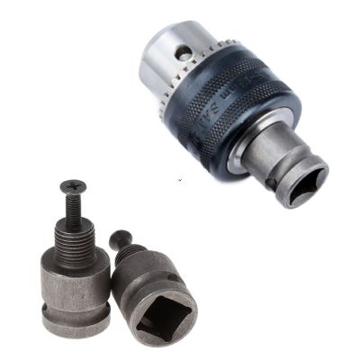 1/2 39; 39; Drill Chuck Adaptor For Impact Wrench Conversion 1/2 20UNF with 1 Pc Screw