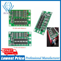 【Agoal】3S 4S 40A แบตเตอรี่ลิเธียมไอออน18650เครื่องชาร์จ PCB BMS แผ่นป้องกันพร้อมบาลานซ์สำหรับมอเตอร์เจาะ14.8V 16.8V Lipo Cell