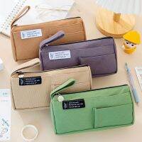 【living stationery】ความจุขนาดใหญ่กล่องดินสอ2022กระเป๋าดินสอใหม่ Multi-LayerStationery BagSupplies Trousse Scolaire