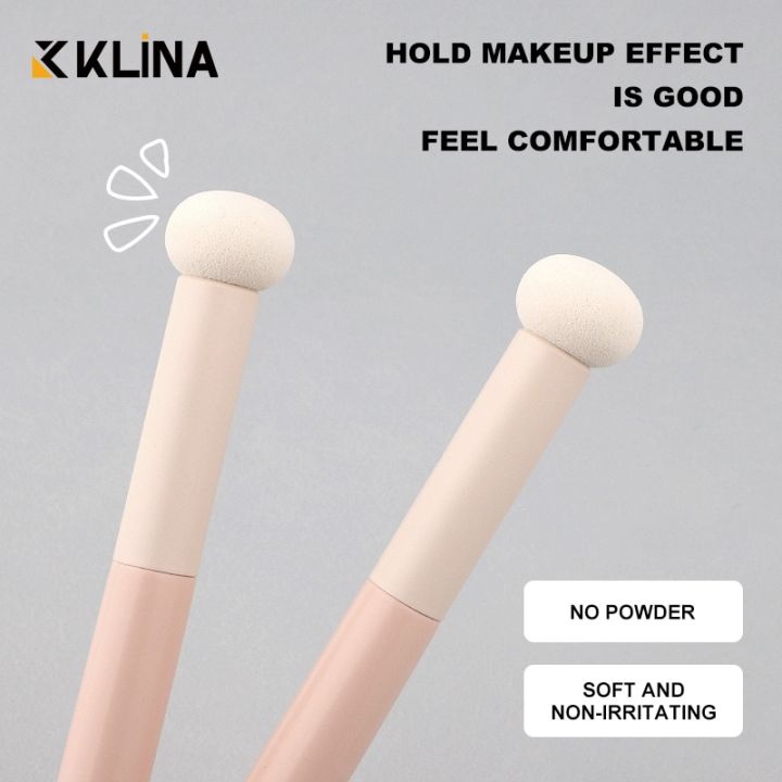 klina-lip-concealer-brush-sponge-head-soft-hair-makeup-brushes-puff-powder-foundation-fine-natural-blending-professional-tools-makeup-brushes-sets