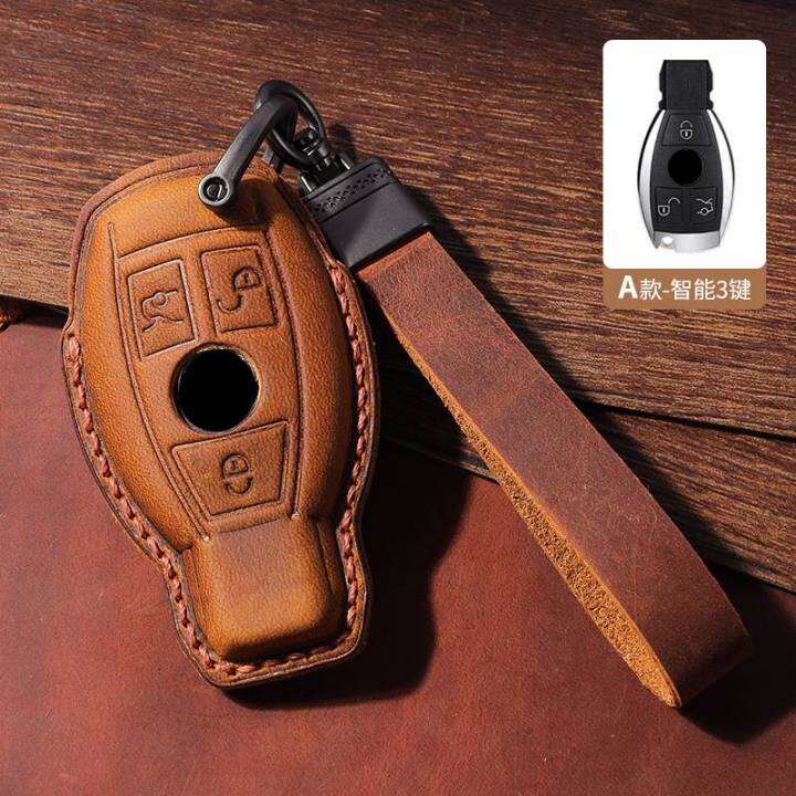 crazy-horse-leather-car-key-case-cover-keyring-for-mercedes-benz-a-b-c-e-s-class-w204-w205-w212-w213-w176-glc-cla-amg-w177-x167