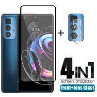 4-in-1 For Motorola Moto Edge 20 Pro Glass For Moto Edge 20 Pro Tempered Glass Screen Protector For Moto Edge 20 Pro Lens Glass Cables Converters