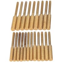 21Pcs Chainsaw Sharpener High Hardness Diamond -Diamond Sharpening Wheels Chainsaw File For Chain Saw Stone Jewelry Wood