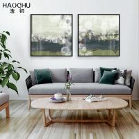 HAOCHU Personality Art Abstract Overlap Circle Pattern Poster Home Decor Picture for Bar Canvas Printing Oil Painting Bedroom Drawing Painting Supplie