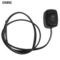 CISWGE สวิตช์ปิดเปิดแผงสวิตช์ไฟรถยนต์ชนิดแปะอเนกประสงค์ DC 12V พร้อมสายเคเบิล60Cm สำหรับ DRL