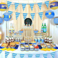 2แพ็ค10ม. การตกแต่ง Oktoberfest Bunting Garland