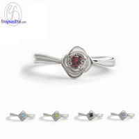 Finejewelthai-แหวน-แหวนพลอย-พลอยแท้-แหวนเงินแท้-พลอยประจำเดือนเกิด-Silver-Ring-Birthstone-R1375gem (ราคาต่อวง)