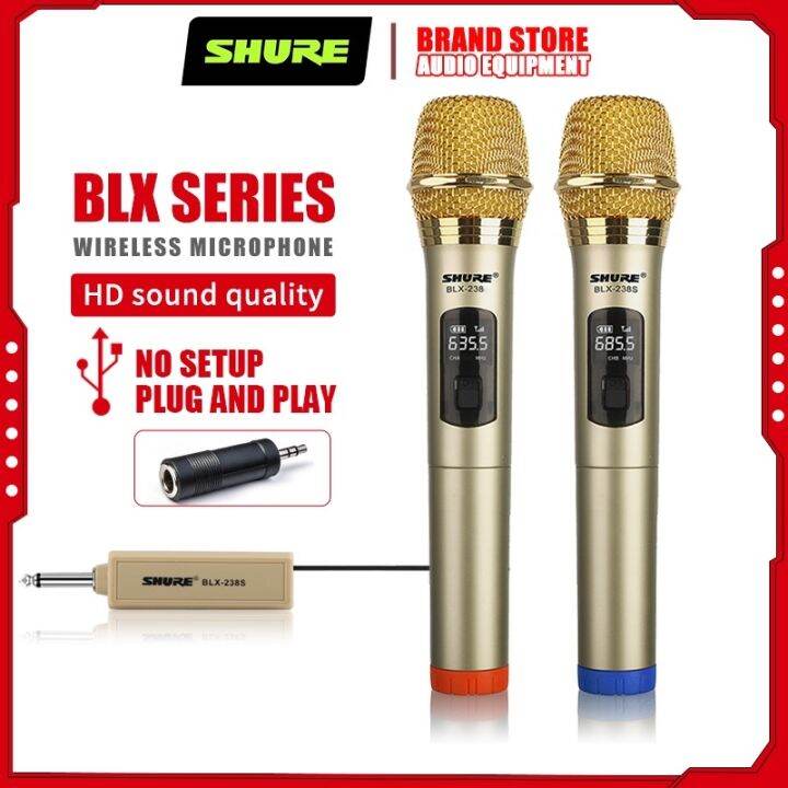 ๑ ┅ Shure Microphone BLXSeries Wireless Plug and Play Free Setup