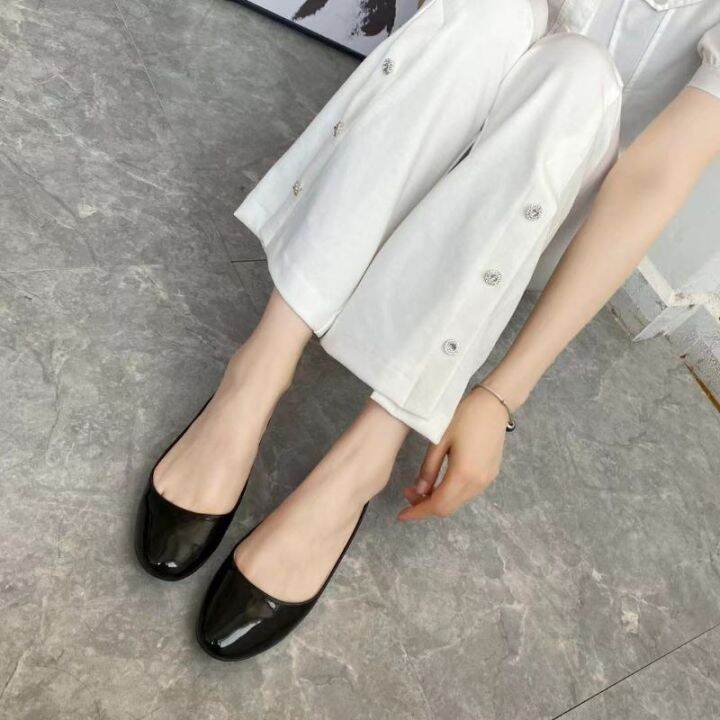 DStyle 16881 Korean Style Comfortable Shiny Flat Doll Shoes For Women Lazada PH