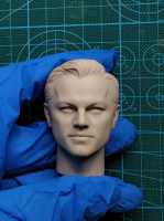 16 Scale Leonardo Head Sculpt สำหรับ12นิ้ว Action Figure ตุ๊กตา Unpainted Head Sculpt No.016