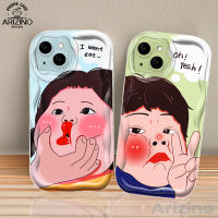 เคส Realme C53 C55 C35 C33 C30 C21Y C25Y C15 C25 C25S NarzoN55 50i C11 C2 C3 C20 9i 10 5 5 5S C31 Narzo C12การ์ตูนน่ารักคู่รักฉกหน้าเด็กผู้หญิงและเด็กผู้ชายซิลิโคนเคสโทรศัพท์