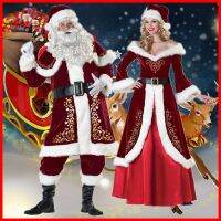 Rebella คริสต์มาสเครื่องแต่งกายสำหรับผู้ใหญ่คู่คอสเพลย์ PLUS คุณปู่ Santa ชุด