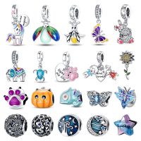 【CC】❈  925 Charms Beads Original  Firefly and Unicorn Womens