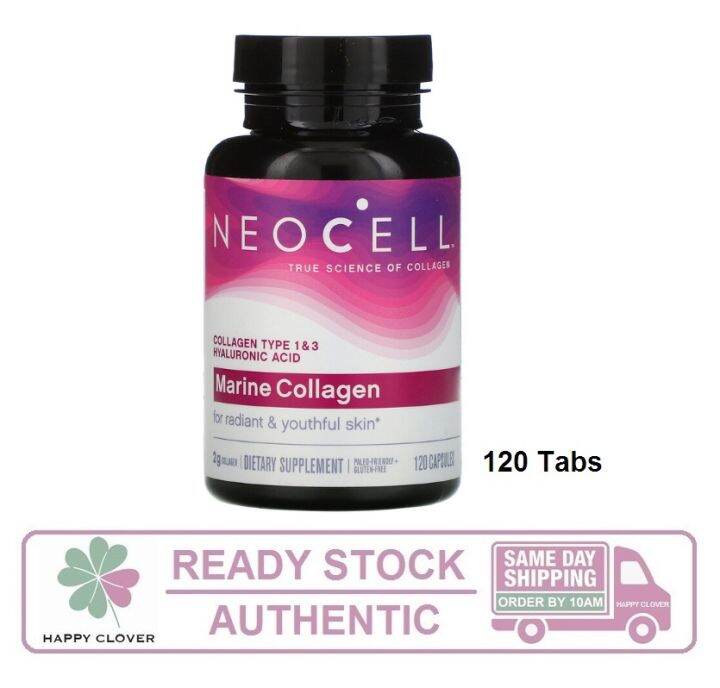 Neocell Marine Collagen, 120 Capsules (Exp July 2024) Lazada