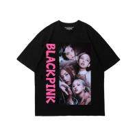 TSHIRTฝ้ายHOT BLACKPINK PINK VENOM T-Shirt ใส่ได้ทั้งหญิง ชาย เสื้อยืด ผู้ชาย ผู้หญิง T Shirts แขนสั้น เสื้ เกาหลี