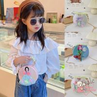 【hot sale】❣ C16 Childrens girls cartoon princess messenger bag baby cute girl girl pearl handbag chain shoulder bag