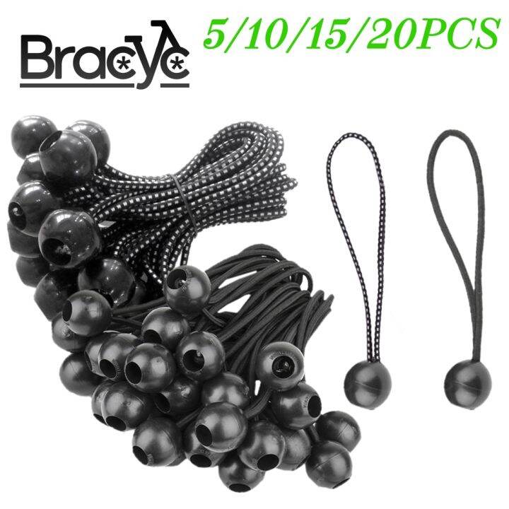 Bungee Ball Cords Heavy Duty Tarp Tie Down Cords Portable Elastic Tent