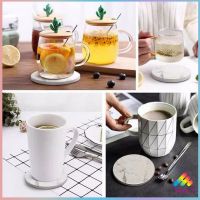 พร้อมกล่องสวยงาม ที่รองแก้วซับน้ำ แผ่นหินรองแก้ว สปอตสินค้า Absorbent coaster Eliana