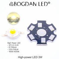 High Power, LED 3W Natural White 4000-4200K LEDลูกปัด สำหรับงานซ่อมหรืองานDIYให้ความสว่างสูง ความร้อนต่ำ อายุการใช้งานยาวนาน สินค้าพร้อมส่งในไทย 1แพ็ค / 50LED