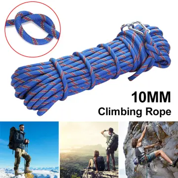 10MM Climbing Rope 32ft/49ft/65ft High Strength Outdoor Safety