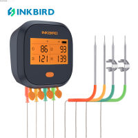 Inkbird 2.4 กรัมWIFIชาร์จเครื่องวัดอุณหภูมิบาร์บีคิวIBBT-4Tเนื้อย่างเครื่องวัดอุณหภูมิวัดอุณหภูมิ,ระยะไกลอ่านไร้สายครัวบาร์บีคิวเตารมควันเครื่องมือปลุก