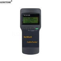 KEBETEME SC8108แบบพกพา LCD เครือข่าย Tester Meter RJ45โทรศัพท์ LAN เครื่องทดสอบสายเคเบิลที่มีจอแสดงผล LCD