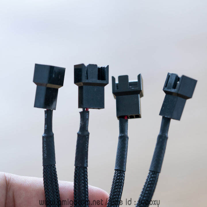 สายแปลง-molex-to-4pin-พัดลม-4หัว