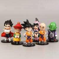 dragonball figure set โมเดล ดรากอนบอล 6ชิ้น/เซ็ตโมเดลดราก้อนบอลของเล่นอะนิเมะการ์ตูน Monkey King Vegeta ตุ๊กตาสำหรับเป็นของขวัญเด็ก【cod】