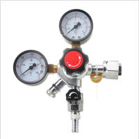 Dual Gauge Co2 Regulator เบียร์ Co2 Regulator Gauge Co2ความดันลดวาล์วจ่ายเบียร์อุปกรณ์ G58 0-3000 PSI