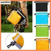 WENKEN 4 สี มีตะขอ เครื่องมือจัดเก็บซิป กระเป๋าเครื่องสำอางเดินทาง กระเป๋าว่ายน้ำกันน้ำ ผู้จัดงานกลางแจ้ง กระเป๋าเป้สะพายหลังกันฝน