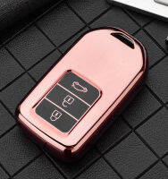 TPU ฝาครอบรถยนต์สำหรับ Honda CR-V Accord Fit Odyssey Crosstour สมาร์ทรีโมทคอนโทรลที่กันกระแทกกุญแจรถกรณี