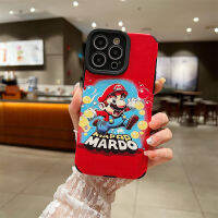 IPhone14ProMax เคสนิ่มสำหรับโทรศัพท์ Super Mario Bros 2-In-1 IPhone11/12/13Pro/Xr/xsmax มีดีไซน์หลากหลายสไตล์ให้เลือก