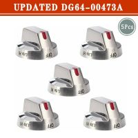 DG64-00473A ปุ่มหมุนควบคุมท็อปเตาไฟช่วงเตาอบสำหรับเตาเผาเตา (5แพ็ค)