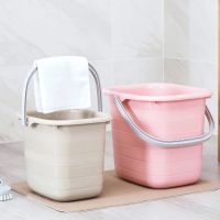 Plastic Rectangular Portable Large Bucket Household Mop Bucket Laundry Bucket