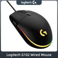 Original G102 Light Sync Wired Gaming Mouse With Customizable RGB Lighting, 6 Programmable Buttons, Gaming Grade Sensor