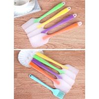 High-end Original Spatula Oil Brush Mixing Knife Slicing Transparent Butter Baking Silicone Spatula Marshmallow Biscuit Cutting Knife Brush.