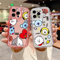 เคส Y02 Y35 Y02S Y16 Y22S Y11สำหรับ VIVO,ฝาครอบกันกระแทกกันการตก Y21S Y21 Y15S Y17 Y15 Y12รองรับการกระแทก Y33S ลายการ์ตูน BTS