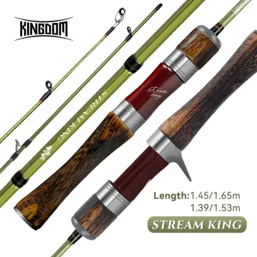 Kingdom New Kingpro 2 Series Carbon Fishing Rods 1.8m 1.98m 2.1m M ML L  Power MF Action Spinning Casting Lure Rod 2 Sections