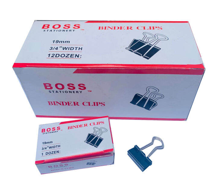 BOSS BINDER CLIPS 3/4" Lazada PH