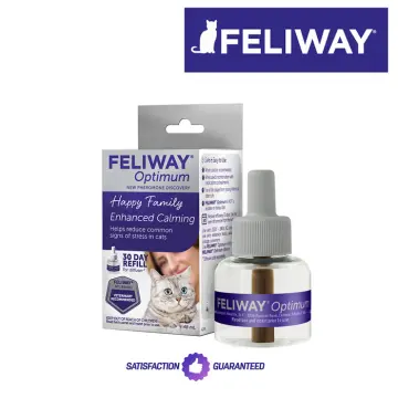  FELIWAY Optimum, Enhanced Calming Pheromone 30-day Refill – 3  Pack : Pet Supplies