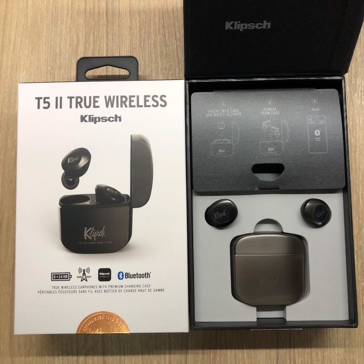 ประกันศูนย์1ปี-klipsch-t5-ii-หูฟัง-บลูทูธ-เบส-หูฟังบลูทูธแท้-หูฟังไร้สาย-bluetooth-หูฟังไร้สายแท้-หูงฟังบลูทูธ-หูพังบลูทูธ-หูพังไร้สาย-หูงฟัง